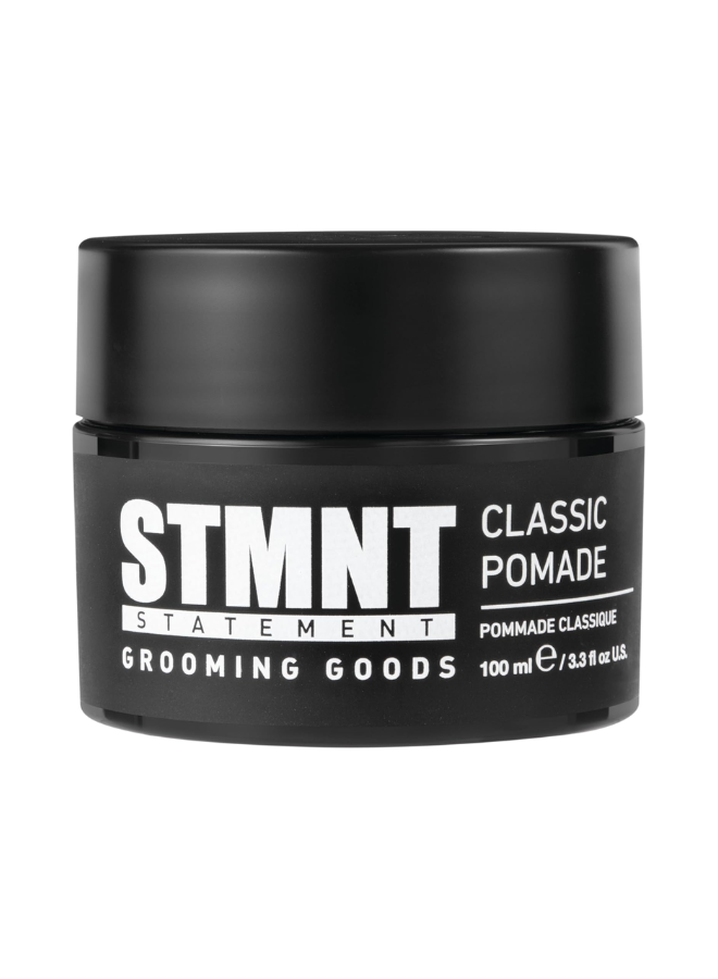 STMNT Grooming Goods Classic Pomade, 3.38 oz (100ml) – High Shine &amp; Strong Hold