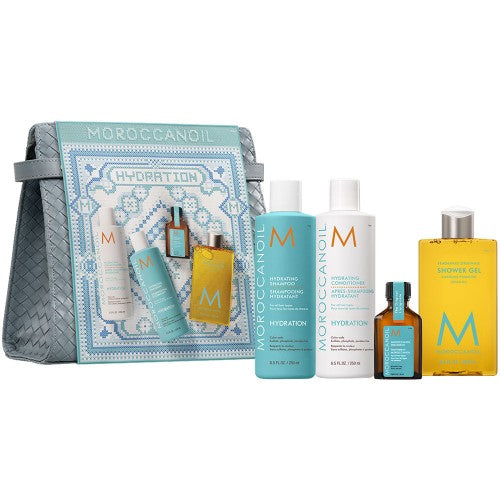 Moroccanoil Holiday Hydration Gift Set – 4-Piece Hair &amp; Body Care Kit